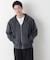 WEB限定／ワイドフィットスウェットZIPパーカー