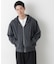 WEB限定／ワイドフィットスウェットZIPパーカー
