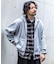 WEB限定／ワイドフィットスウェットZIPパーカー