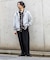 WEB限定／ワイドフィットスウェットZIPパーカー
