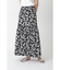 ◆モノトーンプリントスカート