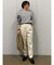 ◆サイドスリットテーパードパンツ