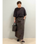 ◆ベルト付きラップスカート