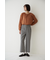 ◆ウールポリエステルチェックパンツ