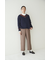 ◆ウールポリエステルチェックパンツ