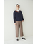 ◆ウールポリエステルチェックパンツ