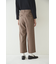 ◆ウールポリエステルチェックパンツ