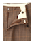 ◆ウールポリエステルチェックパンツ
