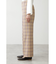 ◆先染めチェックパンツ