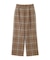 ◆ワイドチェックパンツ