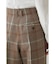 ◆ワイドチェックパンツ