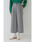◆チェックワイドパンツ
