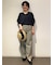 ◆ドビーストレッチセミワイドパンツ