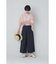 ◆ＰＥレーヨンリネンセミワイドパンツ