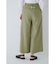 ◆ＰＥレーヨンリネンセミワイドパンツ