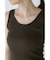 オーガニック丸胴タンクトップ