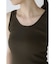 オーガニック丸胴タンクトップ