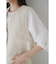 ◆綿麻ストライプジレ