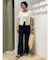 ◆綿麻ストライプジレ
