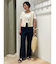 ◆綿麻ストライプジレ