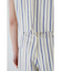 ◆綿麻ストライプジレ