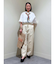 ◆綿麻ストライプパンツ