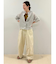 ◆綿麻ストライプパンツ