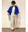 ◆綿麻ストライプパンツ