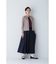 ◆４０／－タイプライタークロススカート
