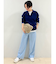 ◆センタープレスセミワイドパンツ