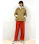 ◆センタープレスセミワイドパンツ