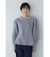 ◆ビジュー付きペプラムニット