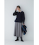 ◆ビジュー付きペプラムニット