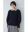 ◆ビジュー付きペプラムニット