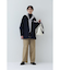 ◆フード付きストライプブラウス