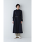 ストレッチポンチモックネックワンピース