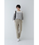 ◆メッシュボーダーニット