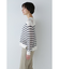◆メッシュボーダーニット