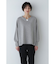 ◆キーネックメランジニット