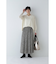 ◆キーネックメランジニット