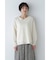 ◆キーネックメランジニット