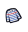 ◆ボーダーＴシャツブローチ