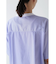 ◆ストライプ布帛コンビＴシャツ