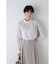 ◆シルプレシュランクストライプブラウス