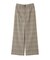◆強撚チェックストレッチパンツ