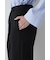 ◆ストレッチポンチタックテーパードパンツ