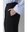 ◆ストレッチポンチタックテーパードパンツ
