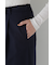 ◆ストレッチポンチタックテーパードパンツ