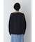 ◆ツイルワッシャーレースアップブラウス