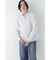 ◆コットンロンストバンドカラーブラウス